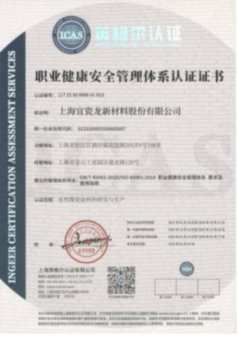ISO 45001 职业健康安全管理体系